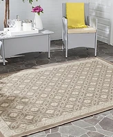 Safavieh Courtyard CY7810 Dark Beige and Beige 8' x 11' Outdoor Area Rug