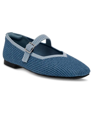 Anne Klein Women's Arisa Knit Mary Jane Flats