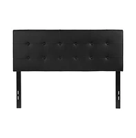 Button Tufted Full Upholstered Headboard