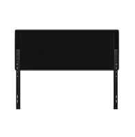 Merrick Lane Coppola Queen Headboard With Tufted Upholstery And Powder Coated Metal Frame