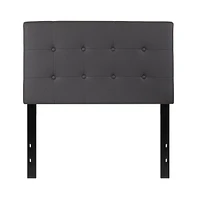 Button Tufted Twin Upholstered Headboard