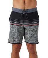 O'Neill Men's Floral Stripe Board Shorts