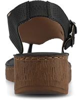 Journee Collection Women's Mckell Wedge Sandals