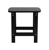 Atlantic Adirondack Patio Furniture Set Includes All-Weather Rocking Chairs And Side Table