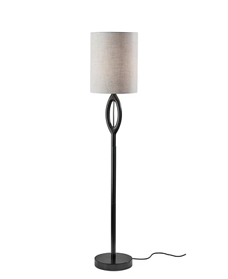 Adesso 61" Wood Mayfair Floor Lamp