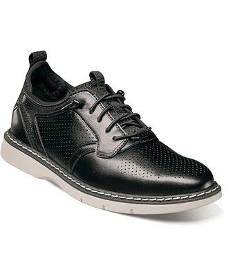 Stacy Adams Little and Big Boys Sync Plain Toe Elastic Lace Up Dress Shoe
