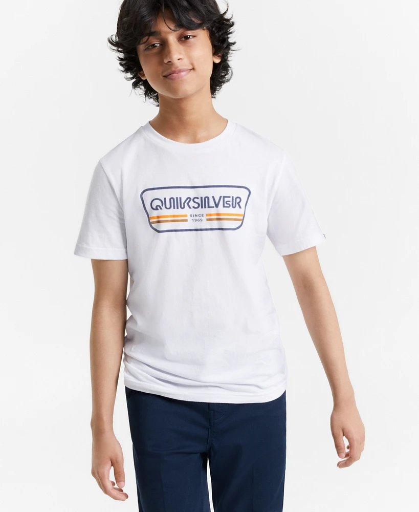 Quiksilver Big Boys Range Life Logo T-Shirt