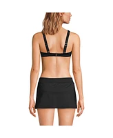 Lands' End Women's D-Cup Twist Front Underwire Bikini Swimsuit Top