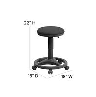 Ergonomic Stool With Foot Ring