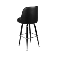 Metal Barstool With Swivel Bucket Seat