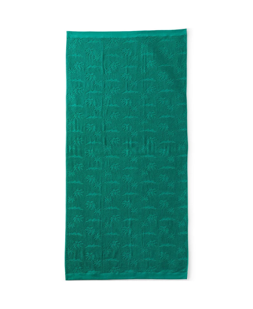 Lands' End Sculpted Beach Towel