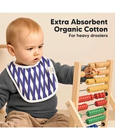 8pk Organic Baby Bibs for Boy, Drool Bib Boys and Girls, Infant Teething