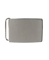 Trafalgar Men's 30mm Rhodium Over Solid Sterling Silver Compression Belt Buckle