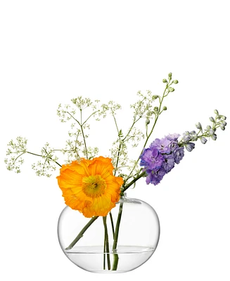 Lsa International Flower Curved Bouquet Vase H6in.