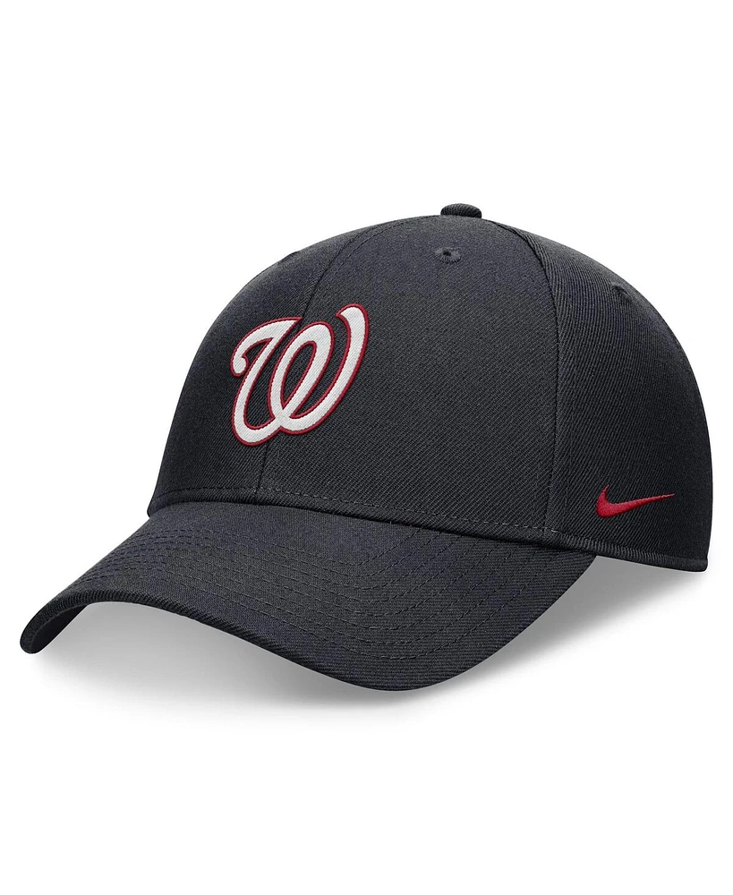 Nike Men's Navy Washington Nationals Evergreen Club Performance Adjustable Hat