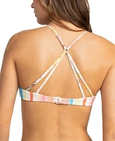 Roxy Juniors' Playa Paradise Reversible-Print Bikini Top