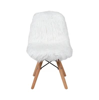 Kids Shaggy Dog Accent Chair - Desk Chair - Playroom Chair