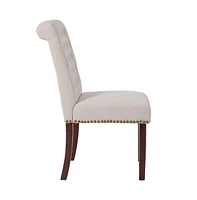 Falmouth Upholstered Parsons Chair With Nailhead Trim