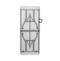 Emma+Oliver 6-Foot Bi-Fold Plastic Folding Table