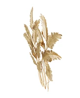 Rosemary Lane Gold Metal Leaf Layered Wall Decor, 39" x 3" x 44"