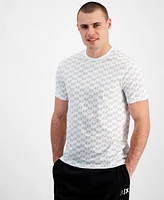 A|X Armani Exchange Men's All-Over Ax Logo T-Shirt, Created for Macy's