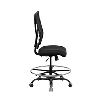 Emma+Oliver 400 Lb. Capacity Big & Tall Mesh Ergonomic Drafting Chair