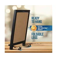 Hanging Or Tabletop Chalkboard With Legs/Wedding Table Sign/Kitchen Countertop Memo Board