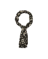 Coach Women's Daisy Cluster Printed Oblong Scarf