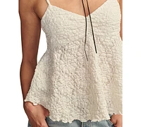 Lucky Brand Women's Floral Textured Camisole