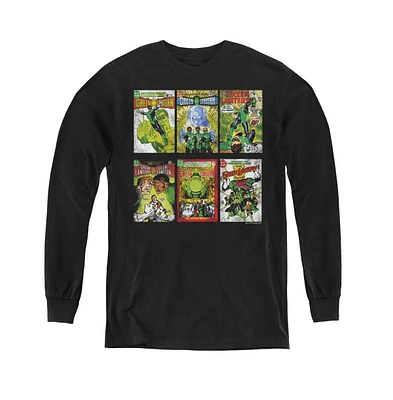 Green Lantern Boys Youth Gl Covers Long Sleeve Sweatshirts