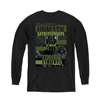 Batman Boys The Youth Unmask Truth Long Sleeve Sweatshirt