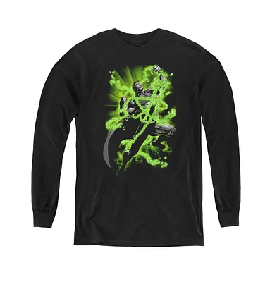 Superman Boys Youth Kryptonite Chains Long Sleeve Sweatshirts