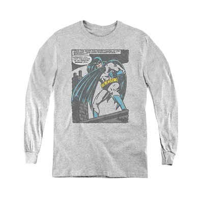 Batman Boys Youth Bat Origins Long Sleeve Sweatshirts
