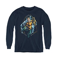 Justice League Boys of America Youth Thrashing Long Sleeve Sweatshirts