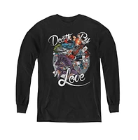 Batman Boys Youth Death By Love Long Sleeve Sweatshirts