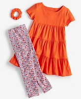 Epic Threads Toddler Girls Tiered Dress with Scrunchie, Created for Macy's