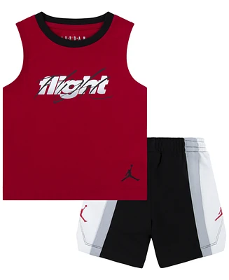 Jordan Little Boys Double Flight Tank Top and Shorts Set