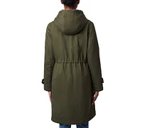 Collection B Juniors Long Hooded Parka Coat