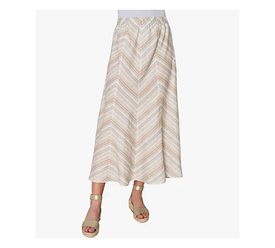 Stella Carakasi Women's Striped Linen On The Move Skirt