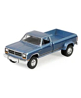 Greenlight Collectibles 1/64 1989 Dodge Ram D-350, Twilight Blue Metallic Dually Drivers