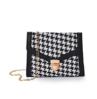 Haute Sauce Women's Houndstooth Sling Bag