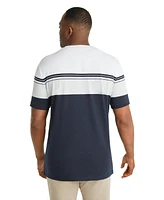 Johnny Bigg Big & Tall Joe Textured Stripe Tee