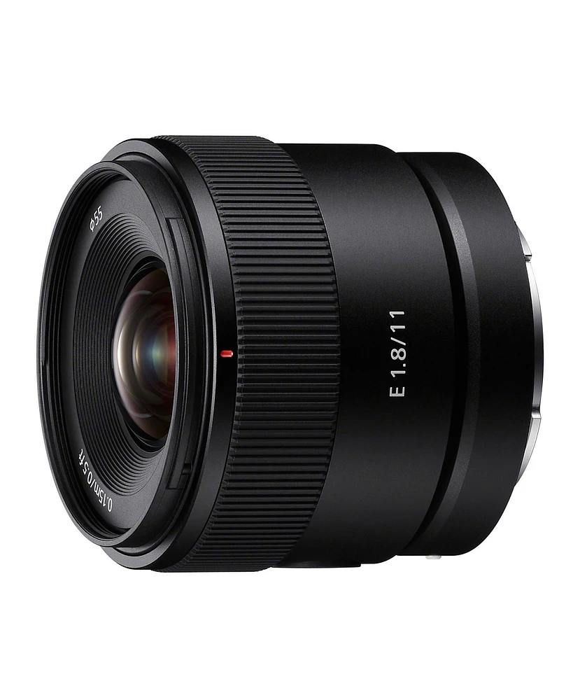 Sony E 11mm F1.8 Aps-c Ultra Wide Angle Prime Lens for Aps-c cameras (SEL11F18)