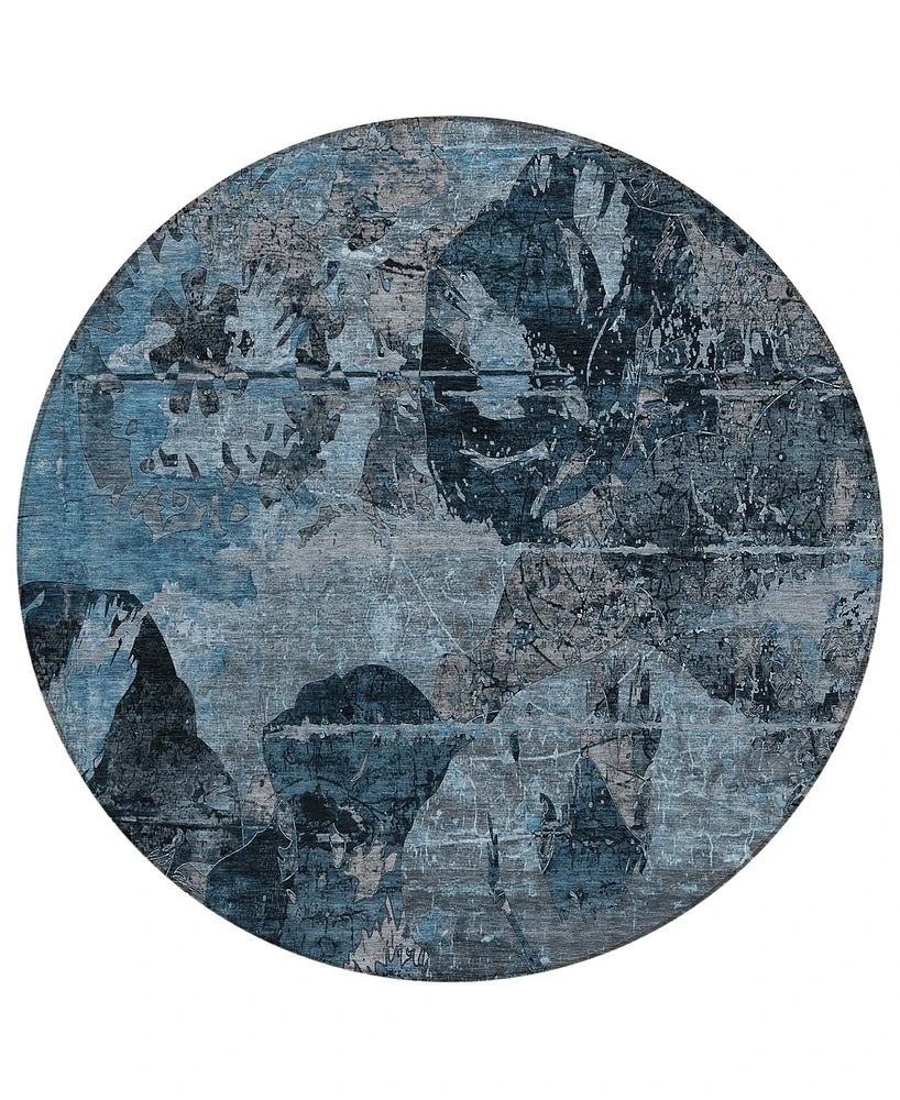 Addison Chantille Machine Washable ACN555 8'x8' Round Area Rug