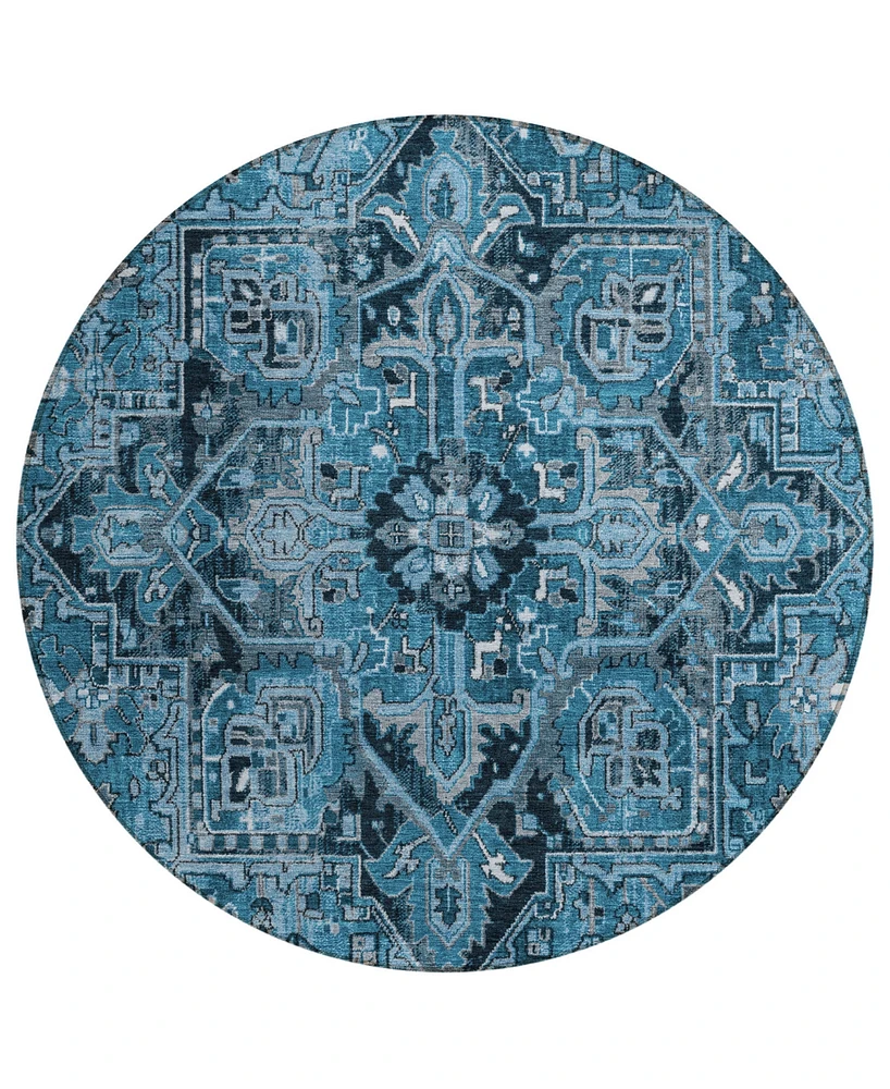 Addison Chantille Machine Washable ACN570 8'x8' Round Area Rug