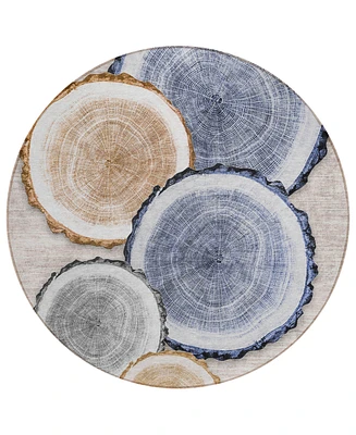 Addison Chantille Machine Washable ACN575 8'x8' Round Area Rug