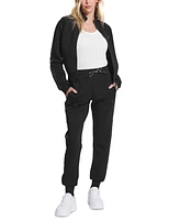 Guess Women's Allie Logo-Tape Cuffed Sweatpants