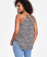 I.n.c. International Concepts Women's Floral-Print Halter Top, Created for Macy's