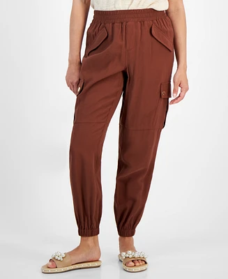 I.n.c. International Concepts Petite Cargo Jogger Pants, Created for Macy's