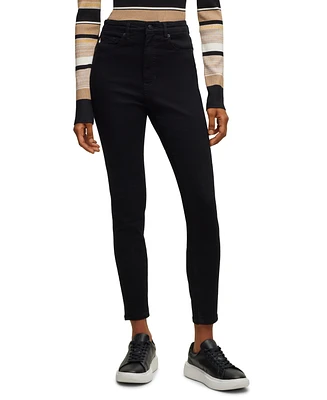 Boss by Hugo Boss Women's High-Waisted Cropped Jeans